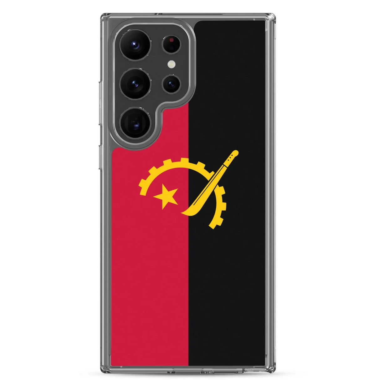 Coque samsung angola souple antichoc motif couleurs nationales