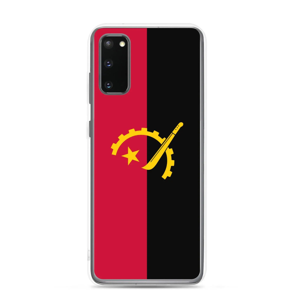 Coque samsung angola souple antichoc motif couleurs nationales