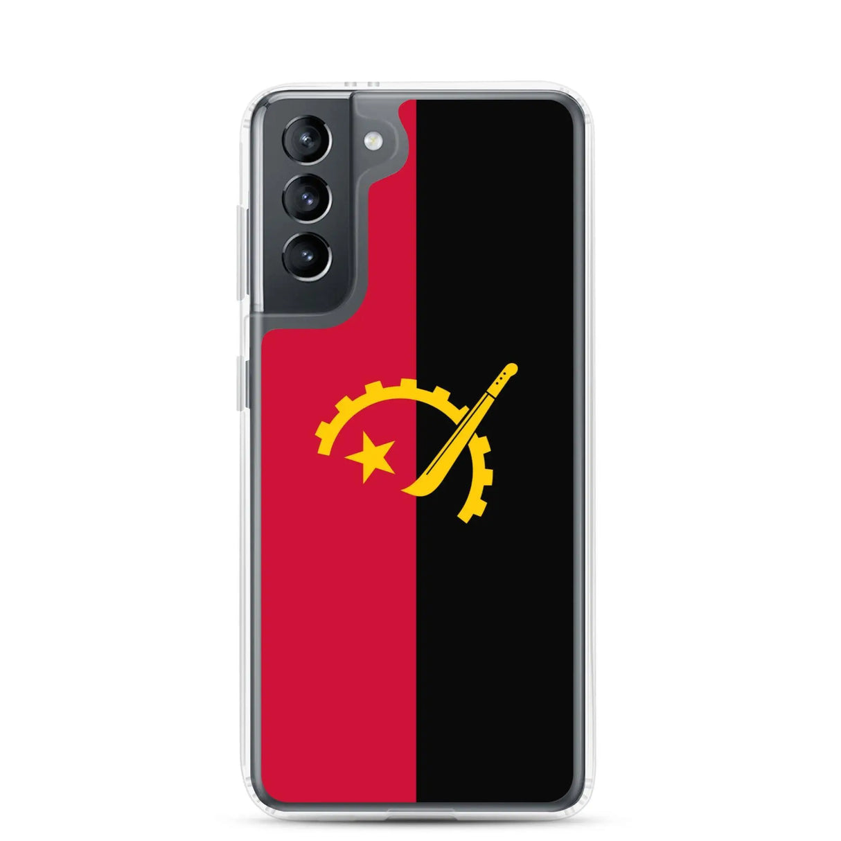 Coque samsung angola souple antichoc motif couleurs nationales
