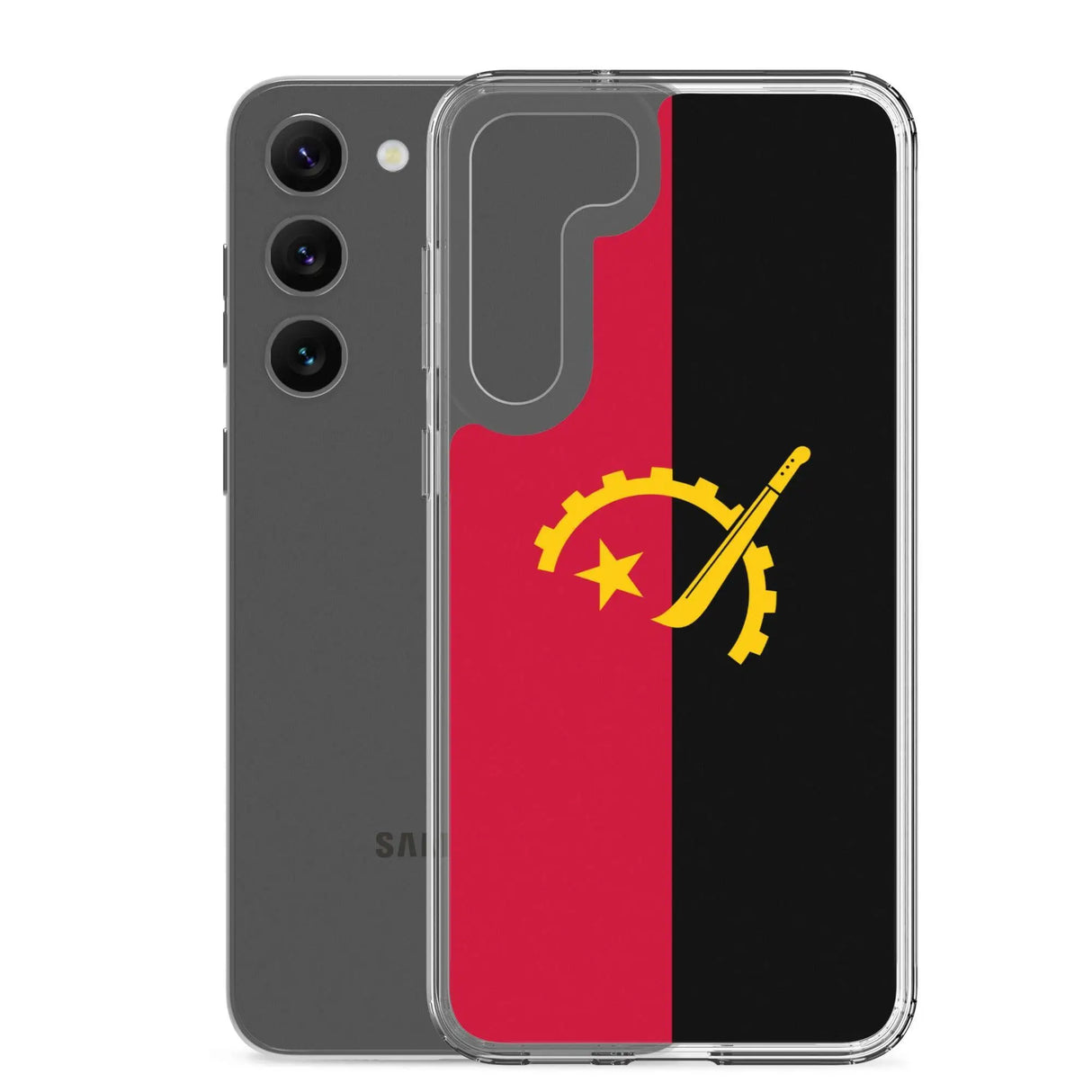 Coque samsung angola souple antichoc motif couleurs nationales