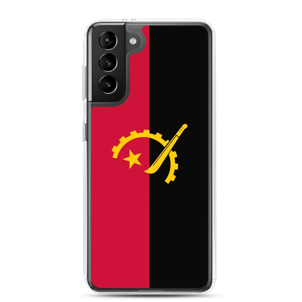 Coque samsung angola souple antichoc motif couleurs nationales