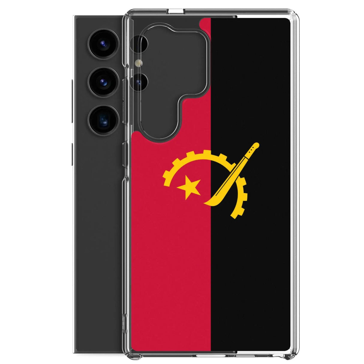 Coque samsung angola souple antichoc motif couleurs nationales