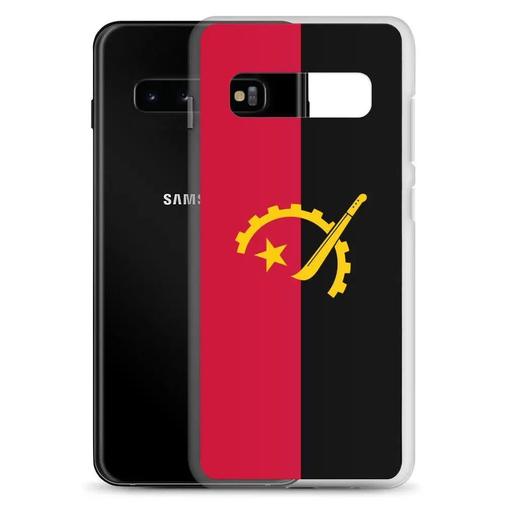 Coque samsung angola souple antichoc motif couleurs nationales