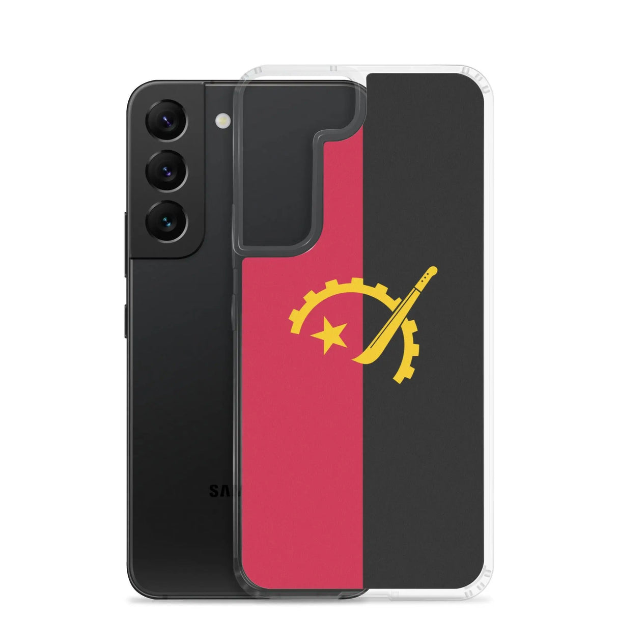 Coque samsung angola souple antichoc motif couleurs nationales