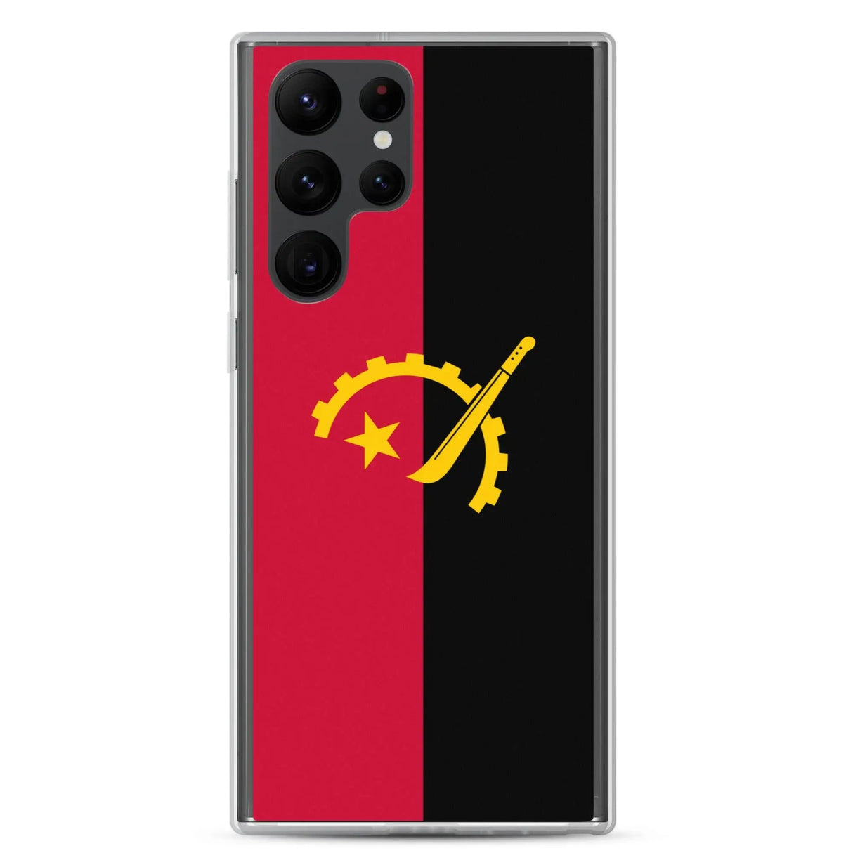 Coque samsung angola souple antichoc motif couleurs nationales