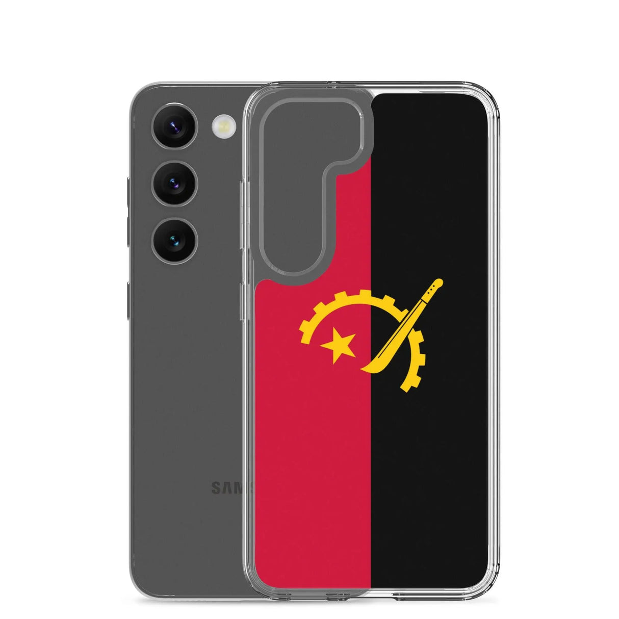 Coque samsung angola souple antichoc motif couleurs nationales
