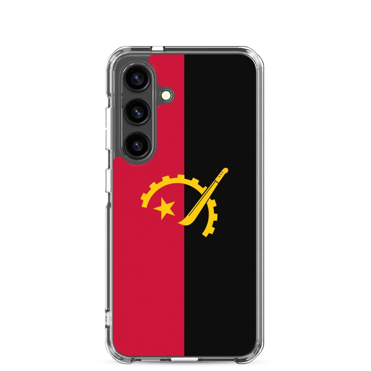 Coque samsung angola souple antichoc motif couleurs nationales