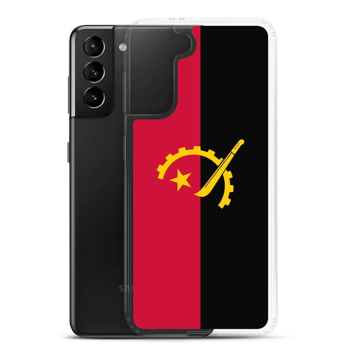 Coque samsung angola souple antichoc motif couleurs nationales