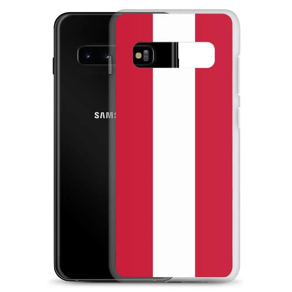 Coque samsung drapeau autriche souple antichoc resistant
