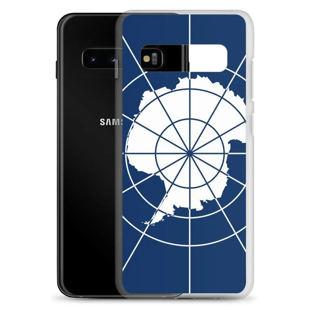 Coque samsung drapeau de l’antarctique officiel souple