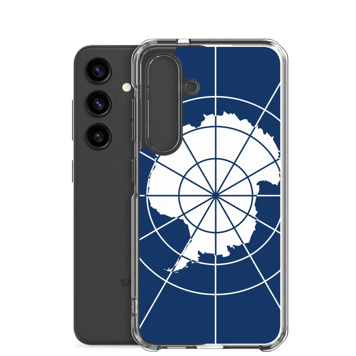 Coque samsung drapeau de l’antarctique officiel souple
