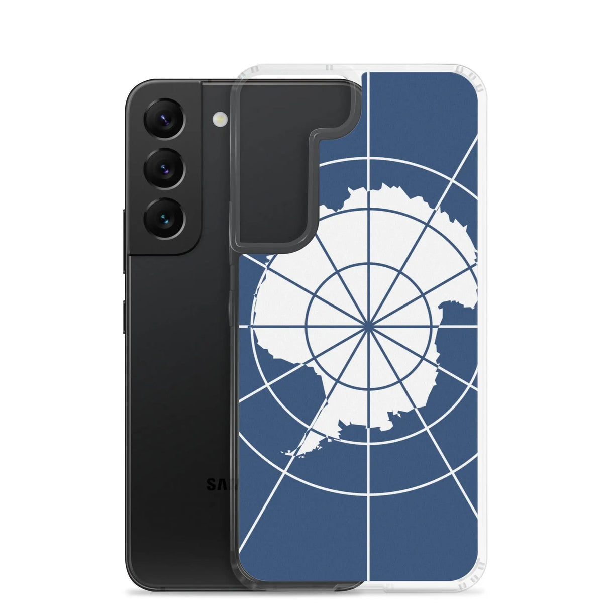 Coque samsung drapeau de l’antarctique officiel souple