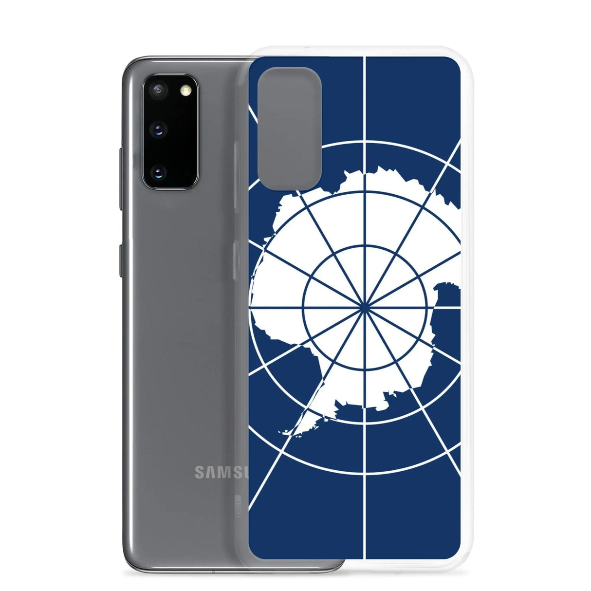 Coque samsung drapeau de l’antarctique officiel souple