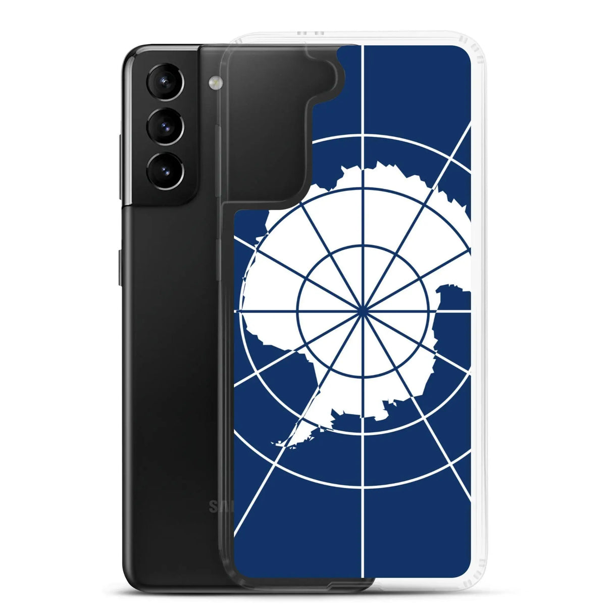 Coque samsung drapeau de l’antarctique officiel souple
