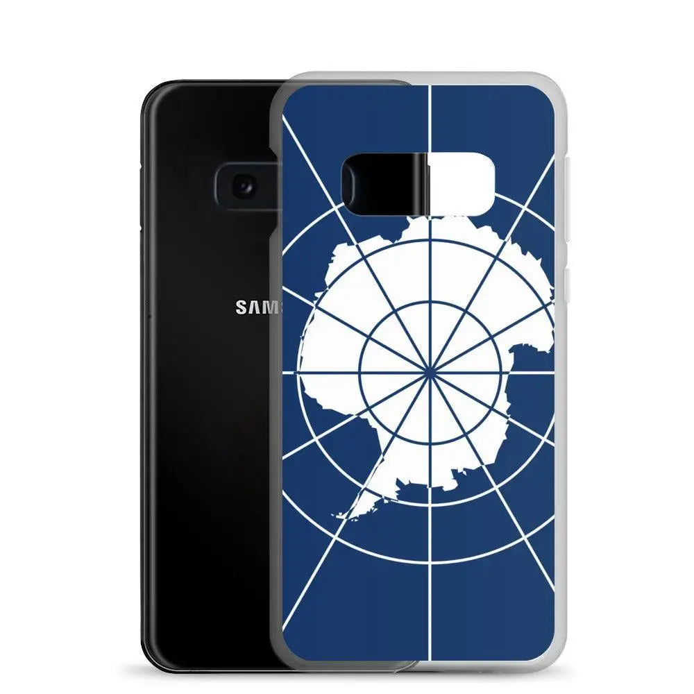 Coque samsung drapeau de l’antarctique officiel souple