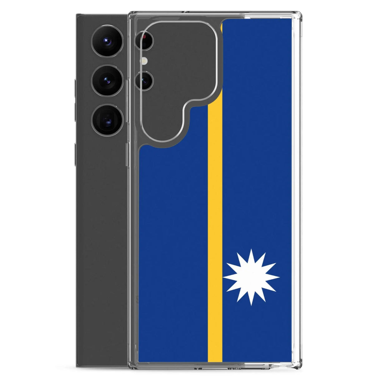 Coque samsung drapeau nauru souple antichoc compatible