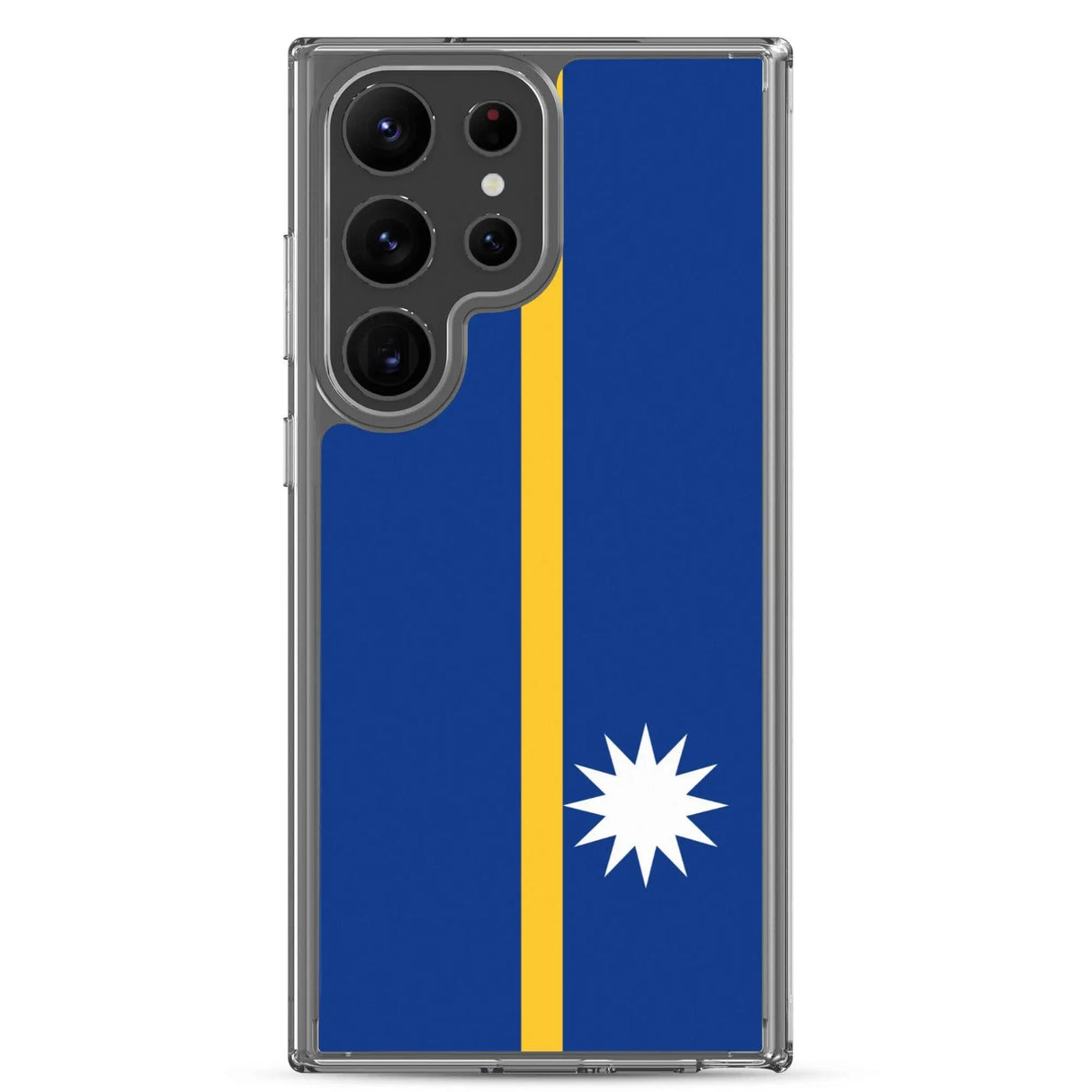 Coque samsung drapeau nauru souple antichoc compatible