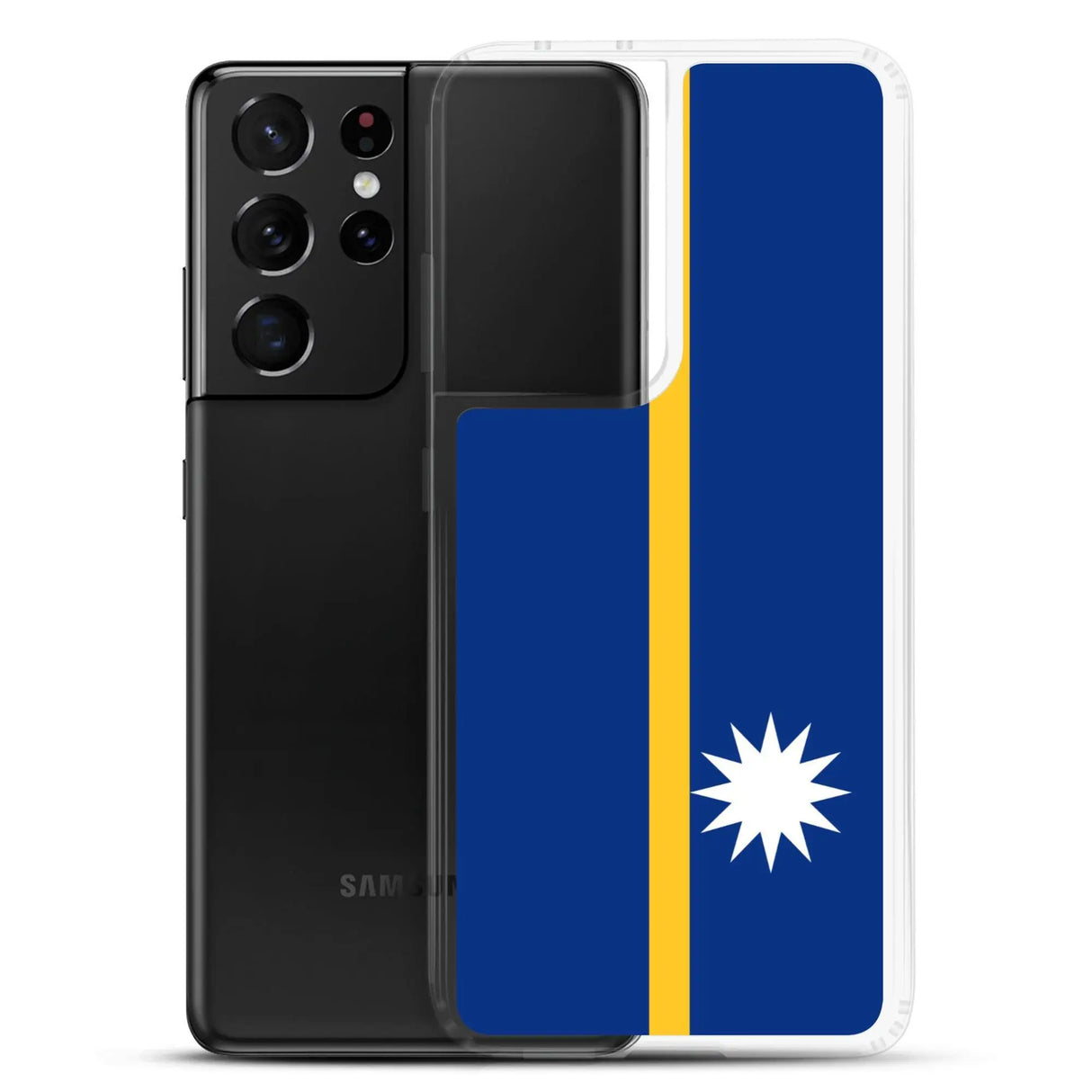 Coque samsung drapeau nauru souple antichoc compatible