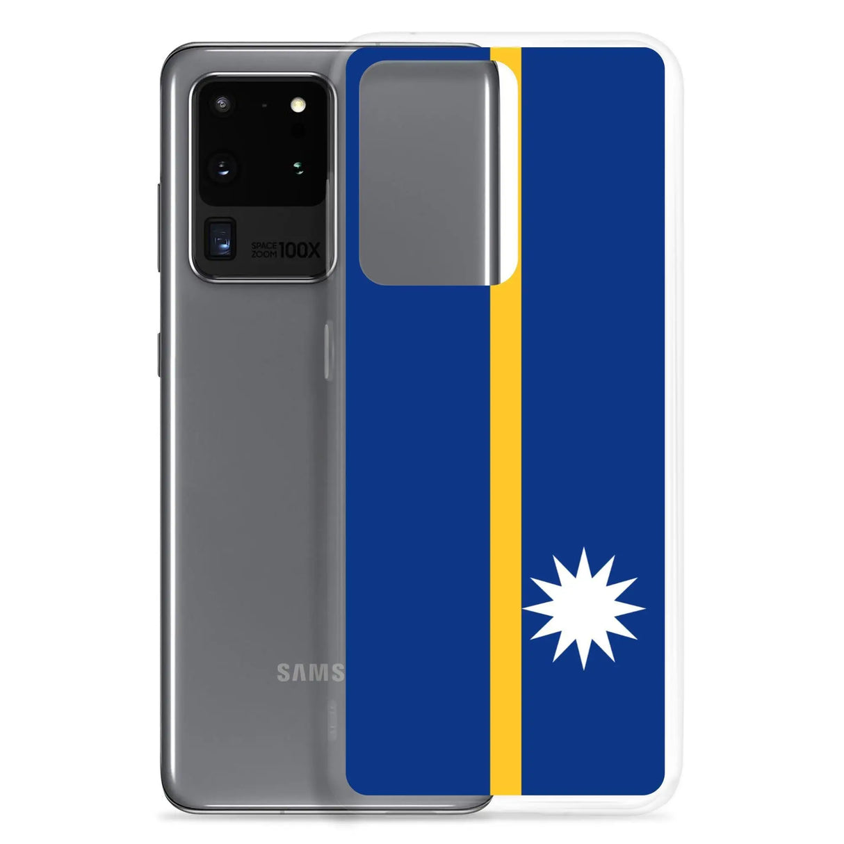 Coque samsung drapeau nauru souple antichoc compatible