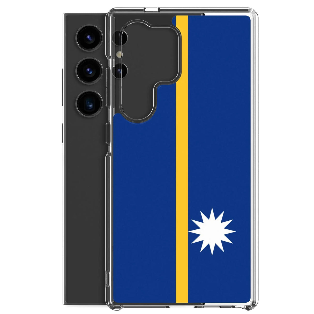 Coque samsung drapeau nauru souple antichoc compatible