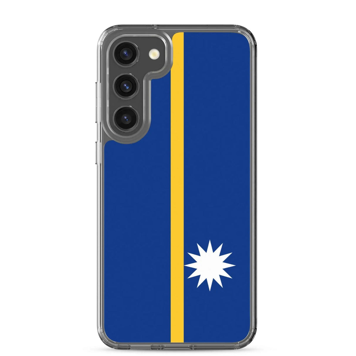 Coque samsung drapeau nauru souple antichoc compatible