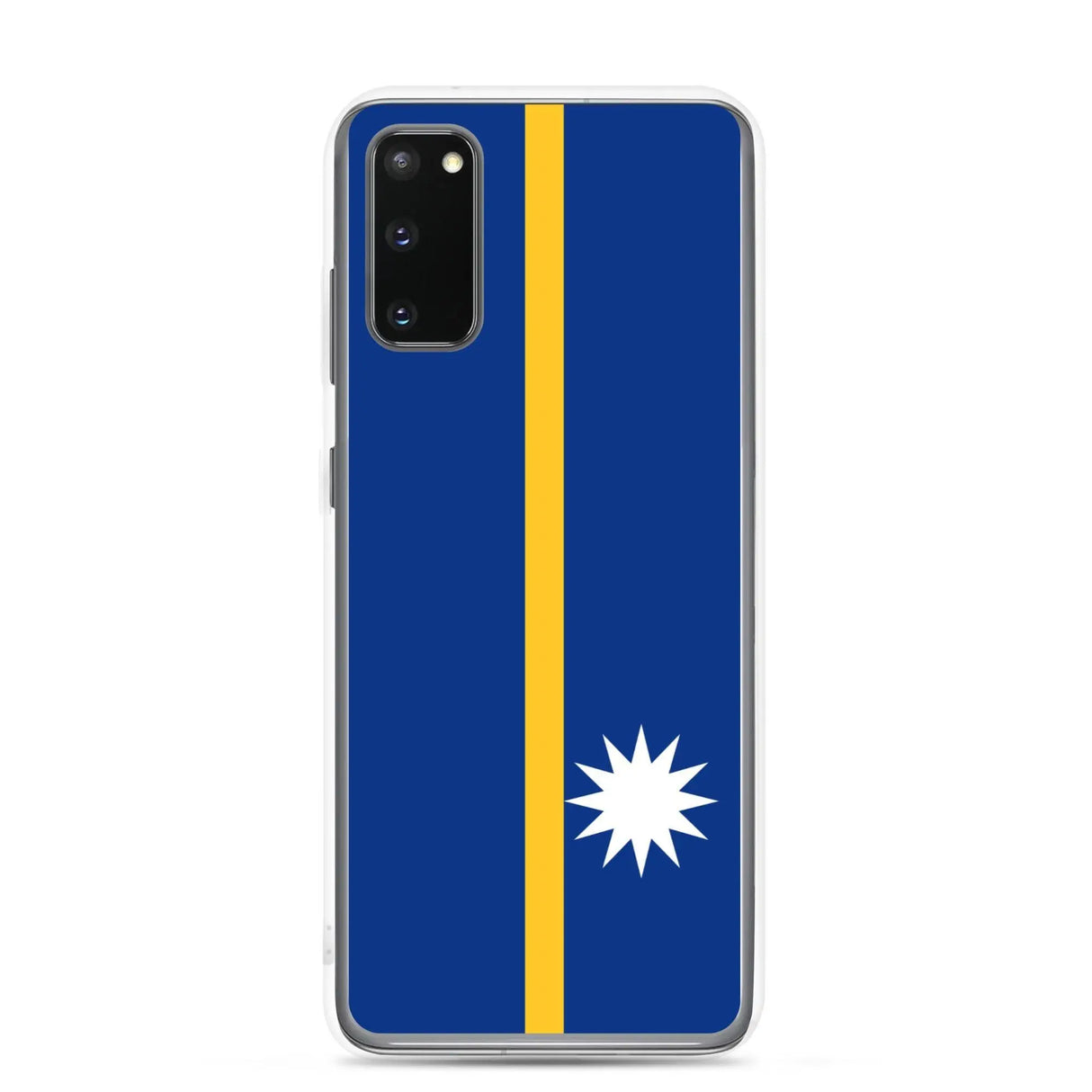 Coque samsung drapeau nauru souple antichoc compatible