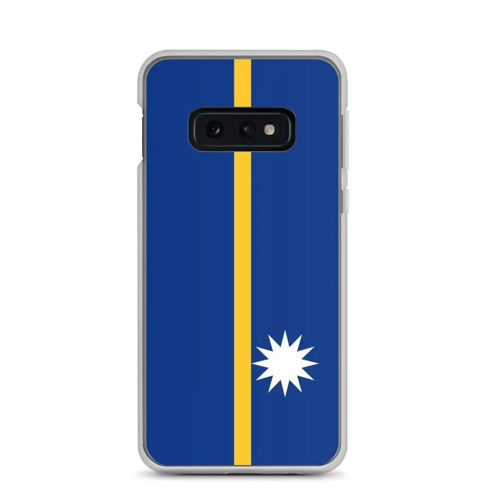 Coque samsung drapeau nauru souple antichoc compatible
