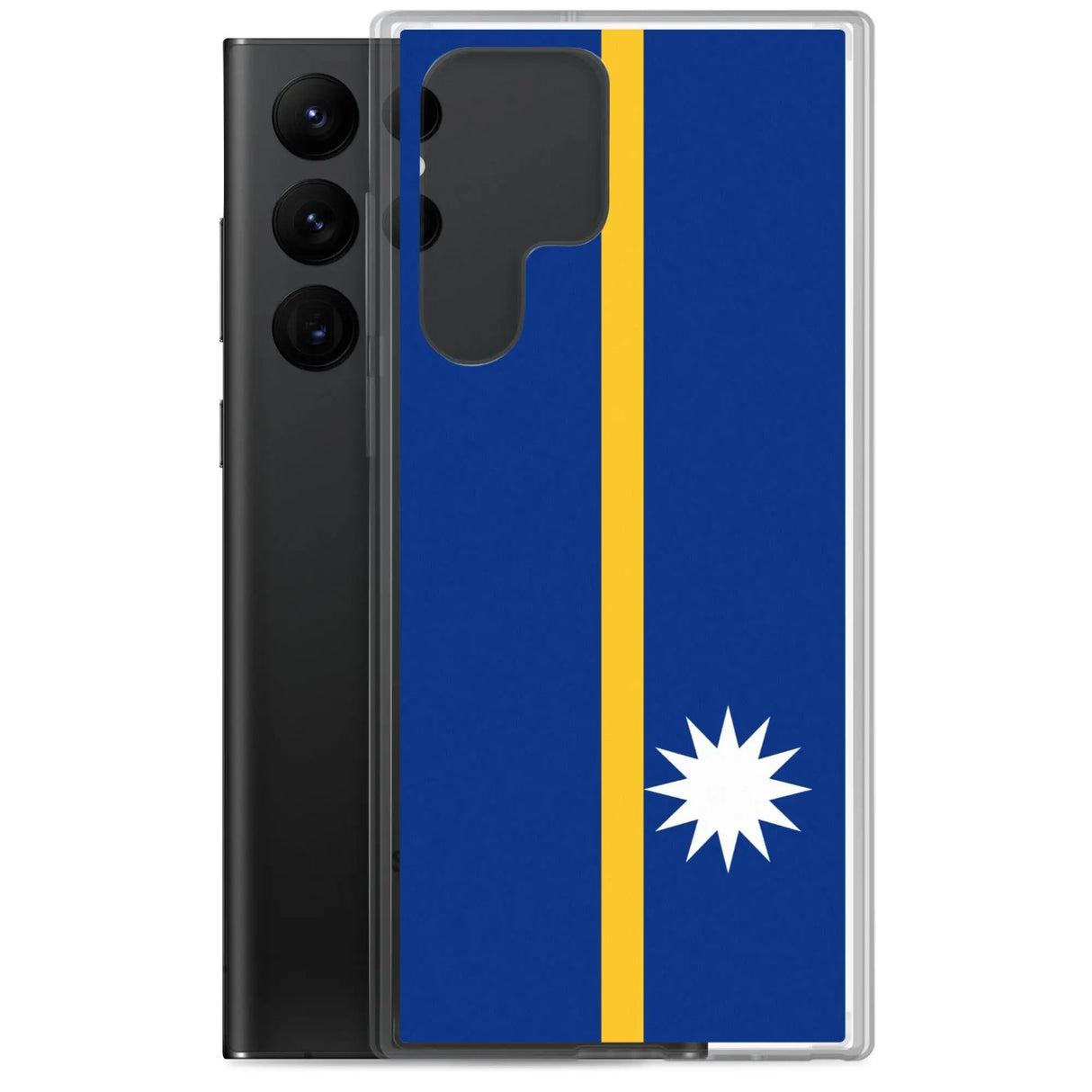 Coque samsung drapeau nauru souple antichoc compatible