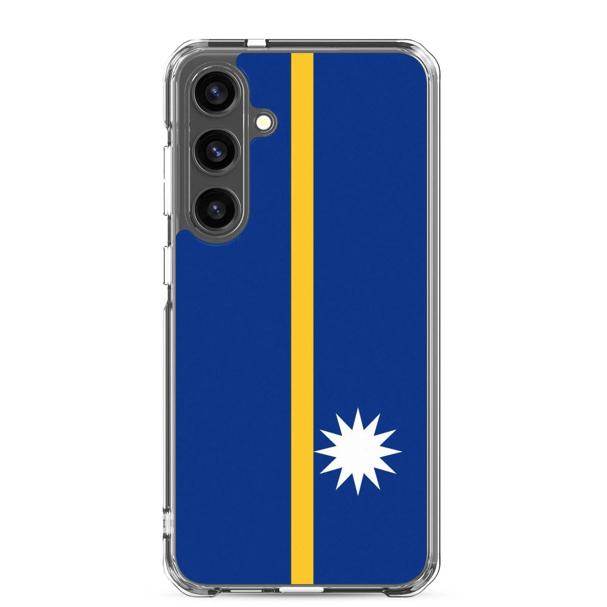 Coque samsung drapeau nauru souple antichoc compatible