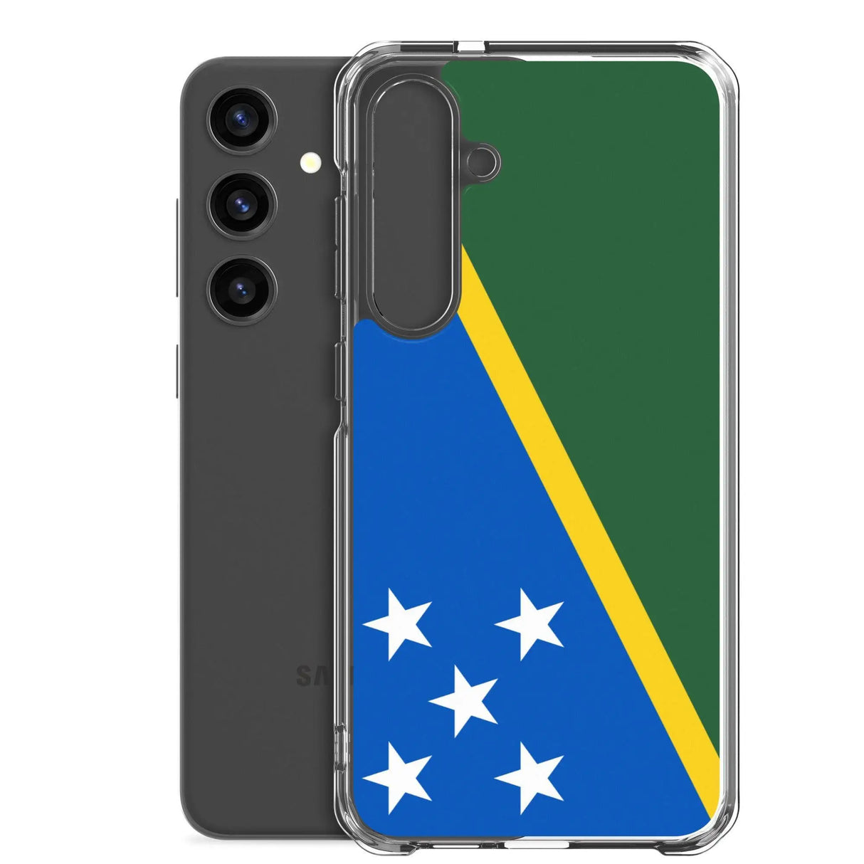 Coque samsung drapeau salomon souple antichoc résistante