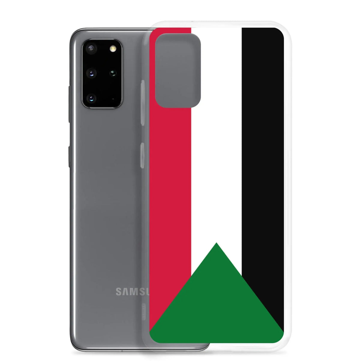 Coque samsung drapeau soudan souple antichoc resistant