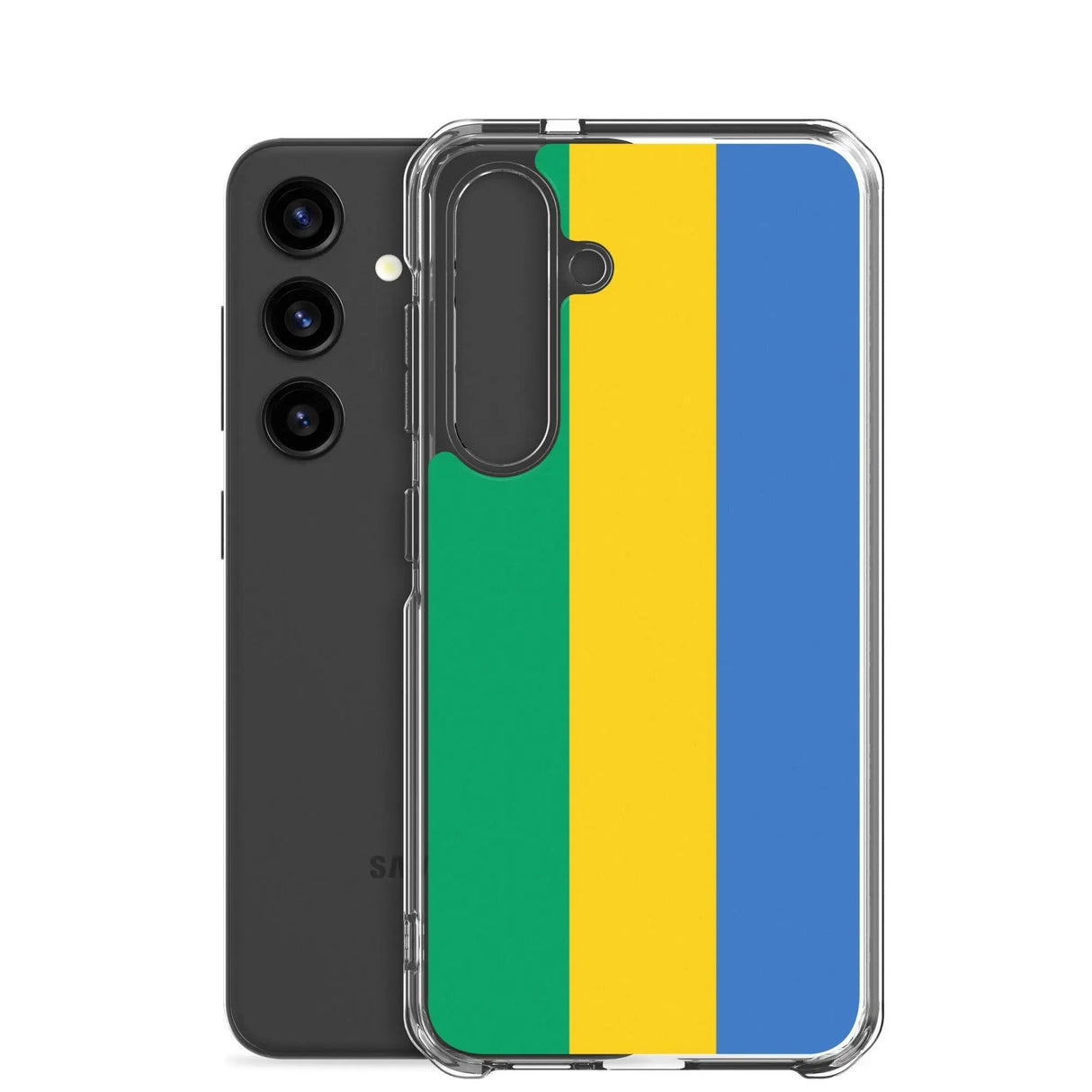 Coque samsung gabon souple antichoc motif drapeau