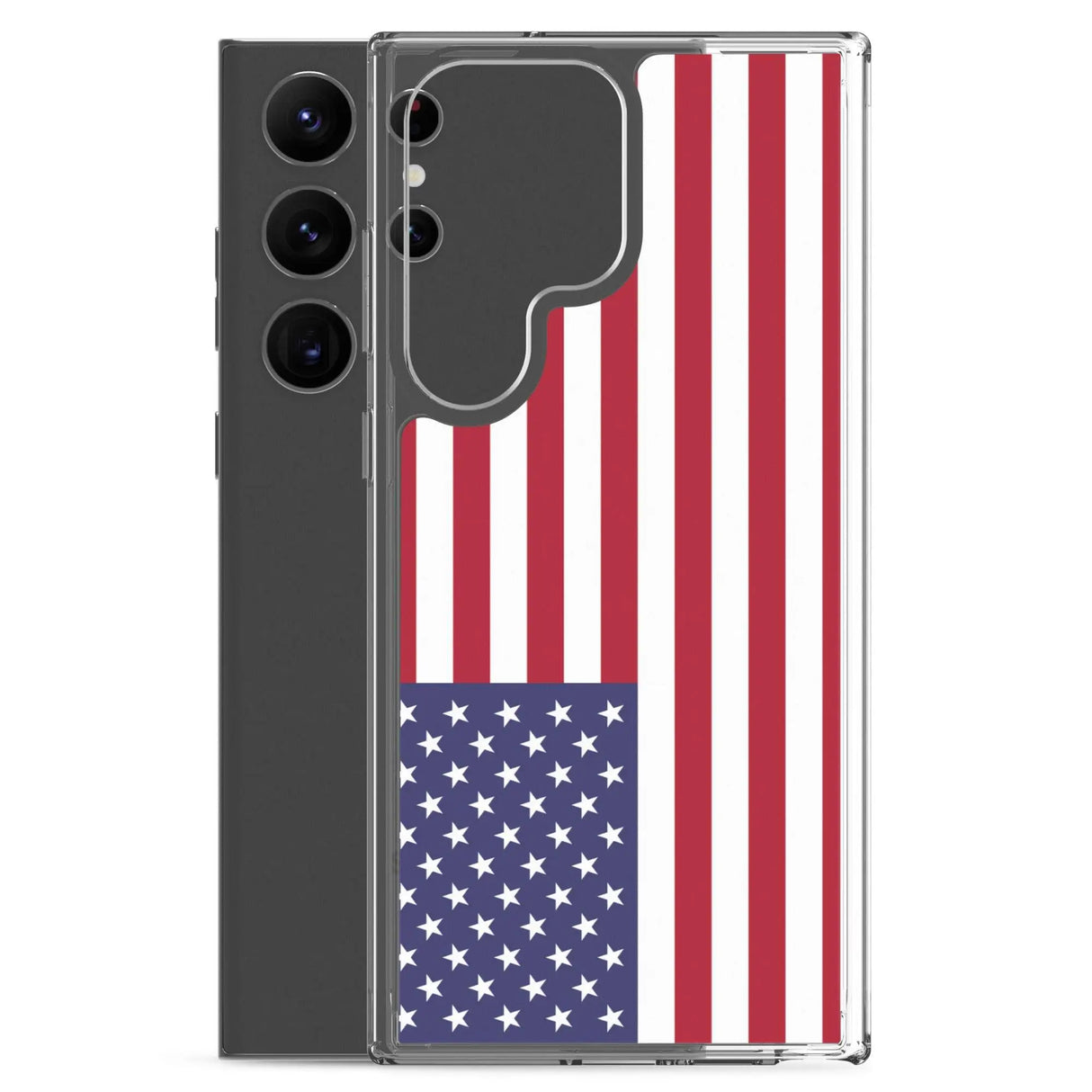 Coque samsung galaxy drapeau états-unis souple antichoc