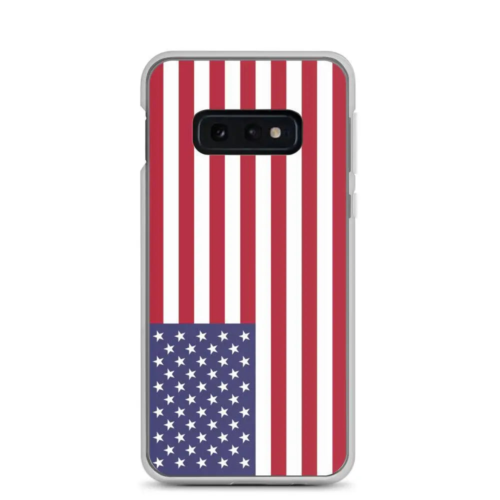 Coque samsung galaxy drapeau états-unis souple antichoc