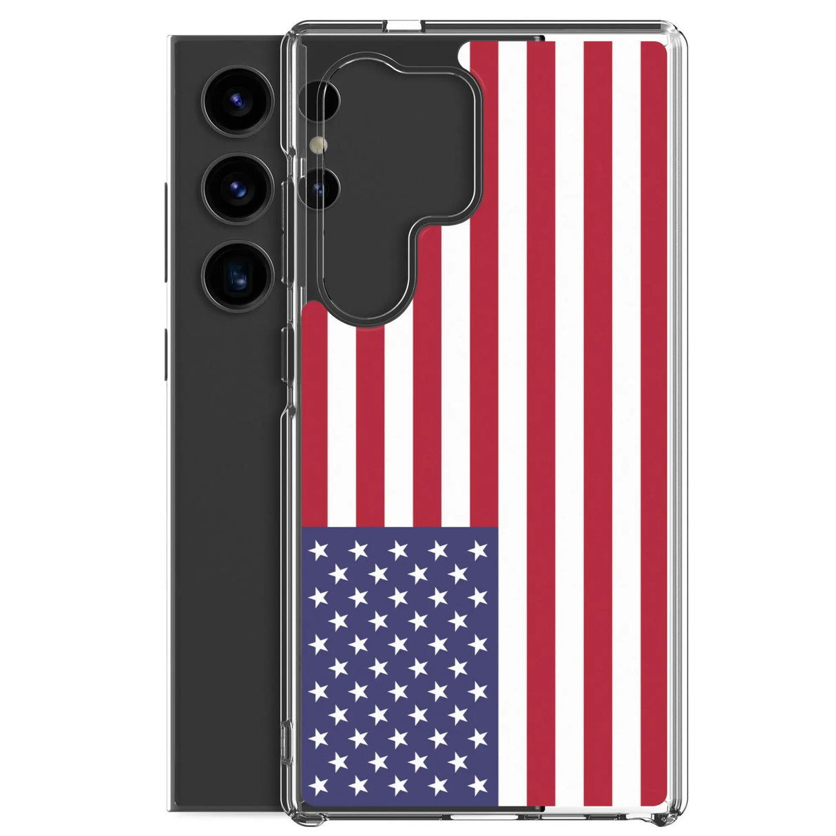 Coque samsung galaxy drapeau états-unis souple antichoc