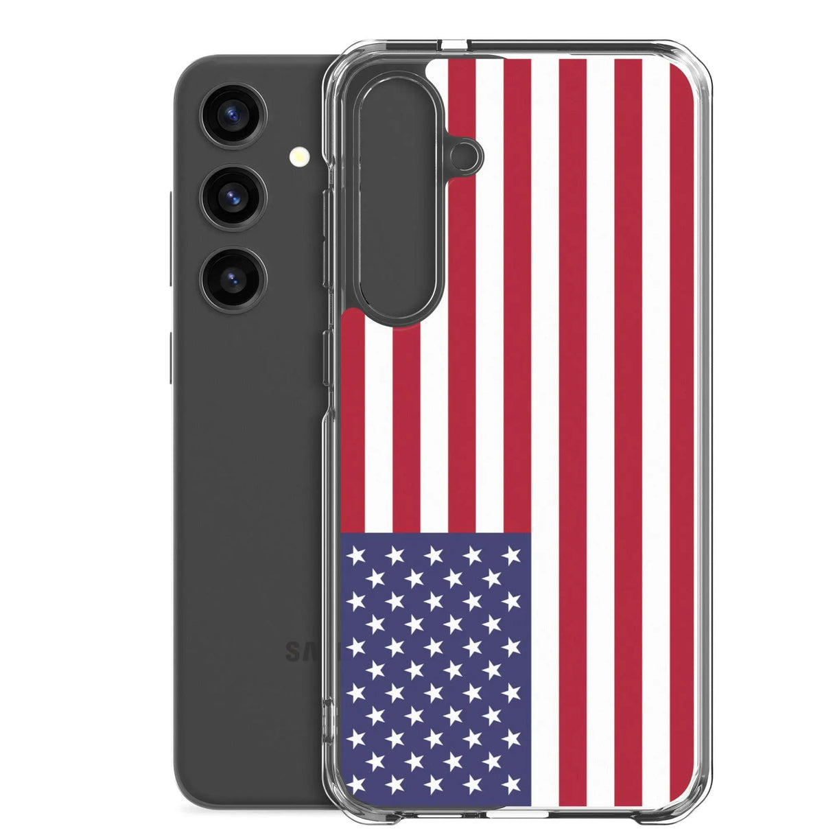 Coque samsung galaxy drapeau états-unis souple antichoc
