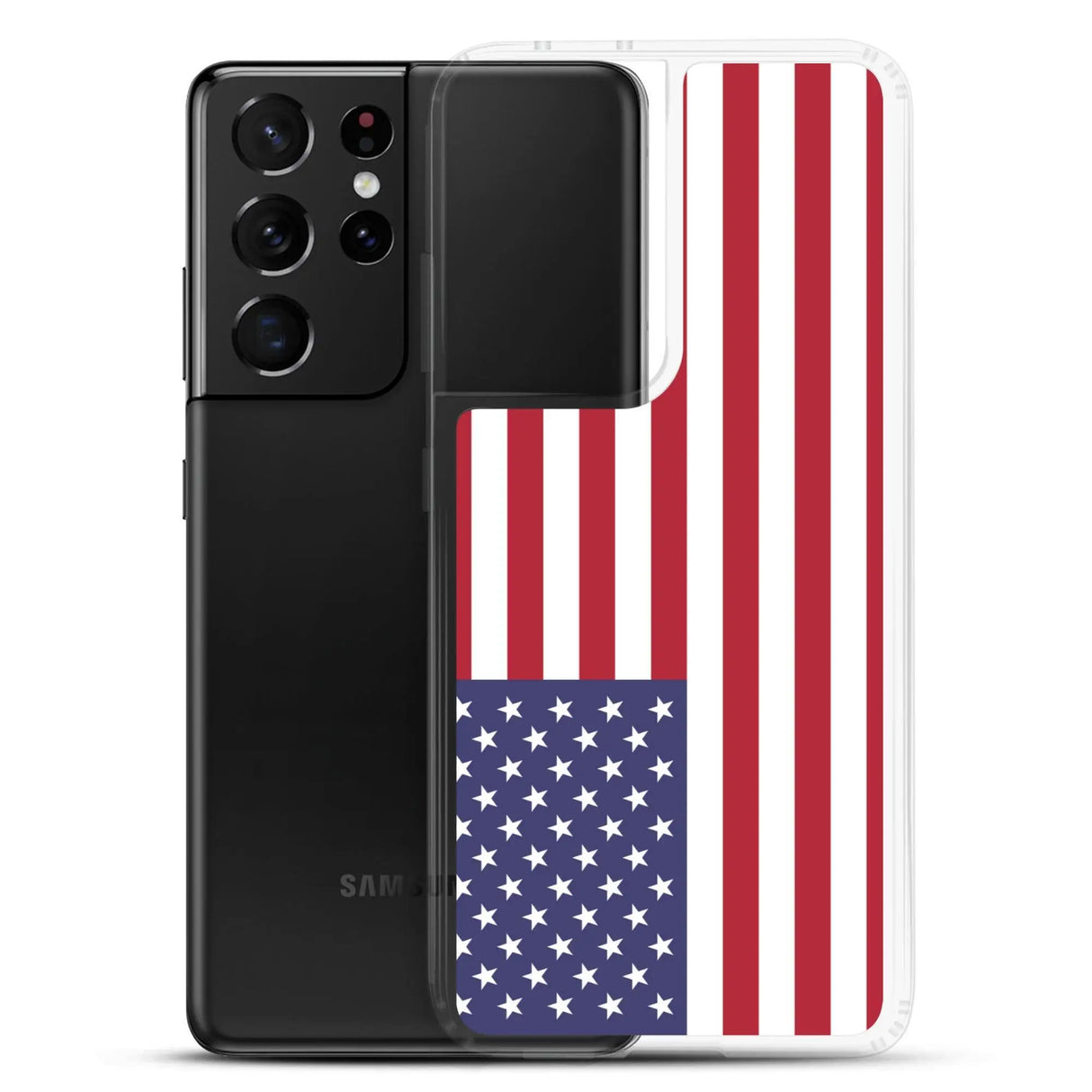 Coque samsung galaxy drapeau états-unis souple antichoc