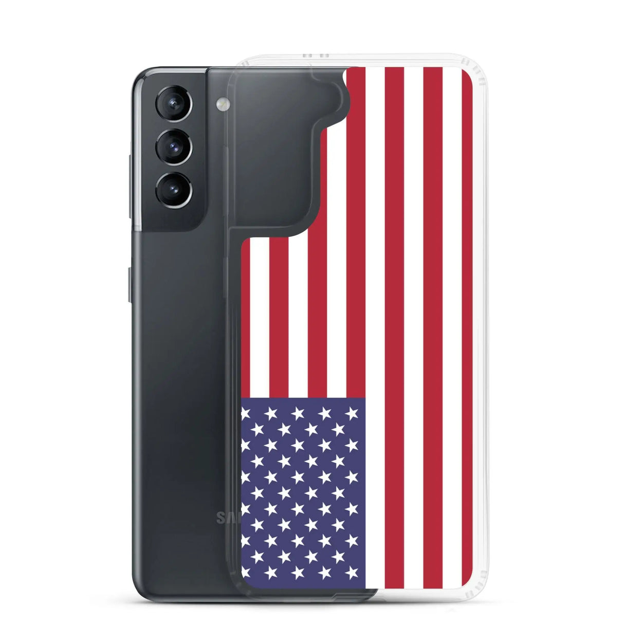 Coque samsung galaxy drapeau états-unis souple antichoc