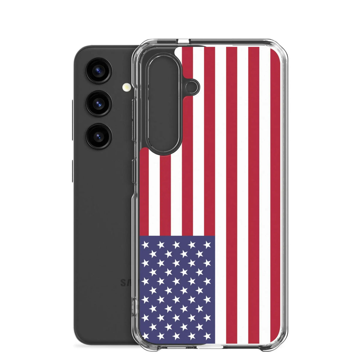 Coque samsung galaxy drapeau états-unis souple antichoc