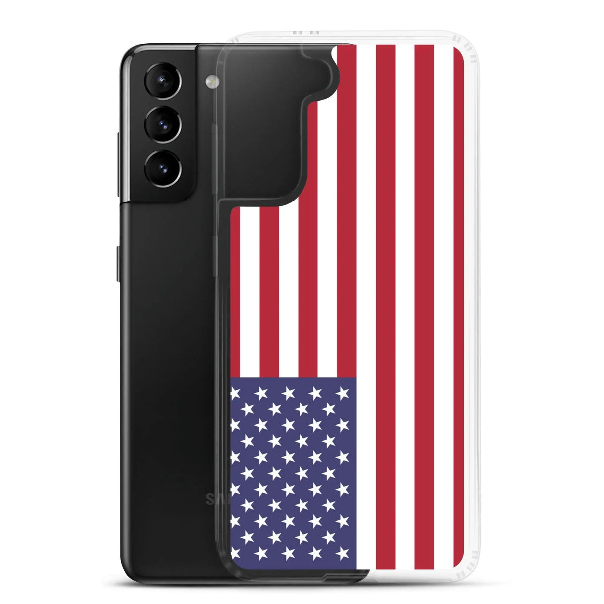 Coque samsung galaxy drapeau états-unis souple antichoc