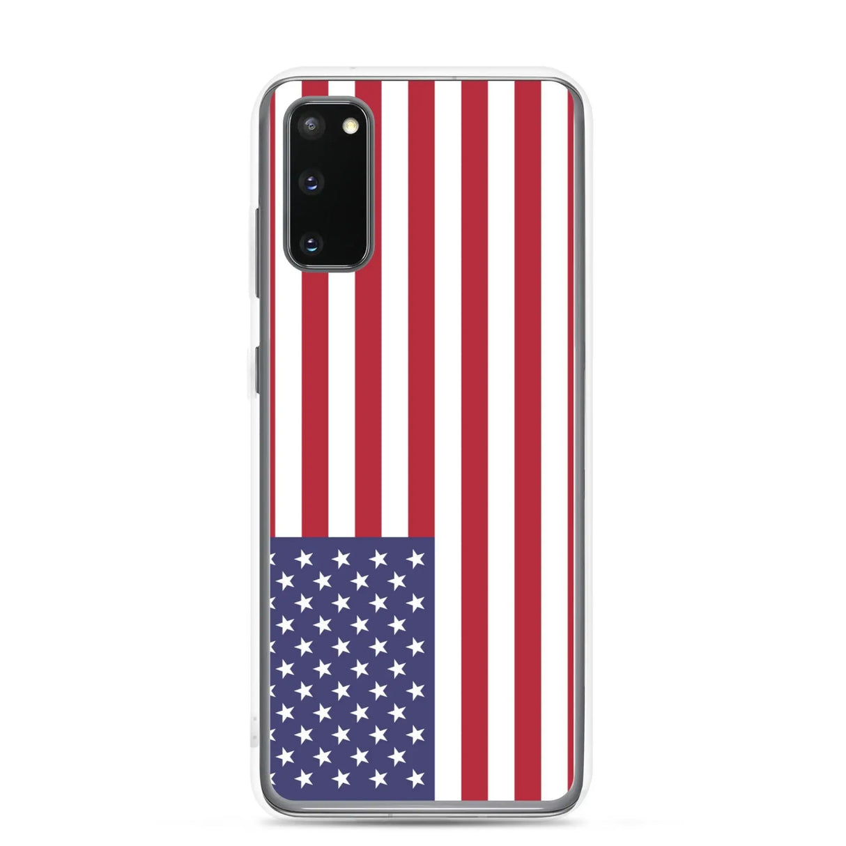 Coque samsung galaxy drapeau états-unis souple antichoc