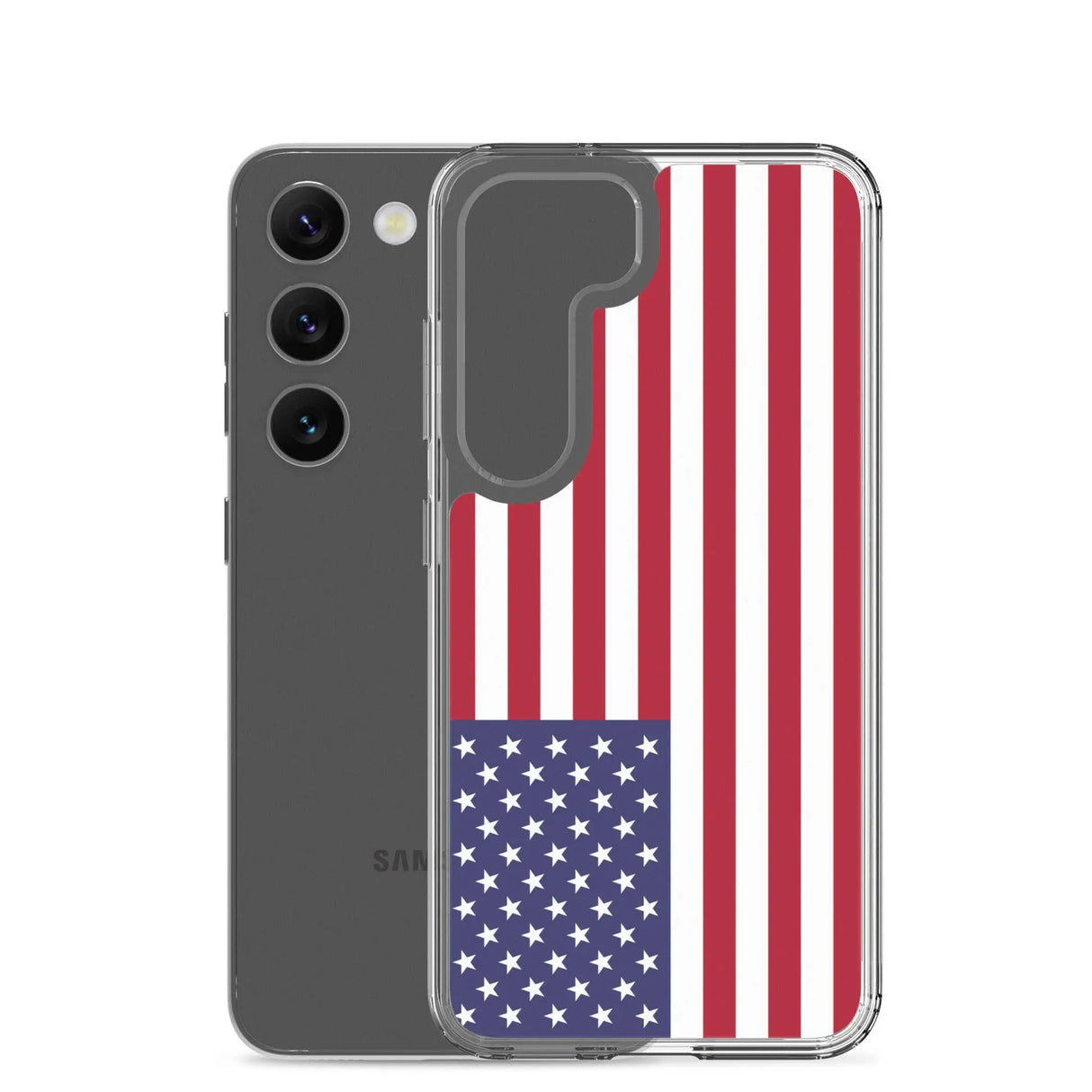 Coque samsung galaxy drapeau états-unis souple antichoc