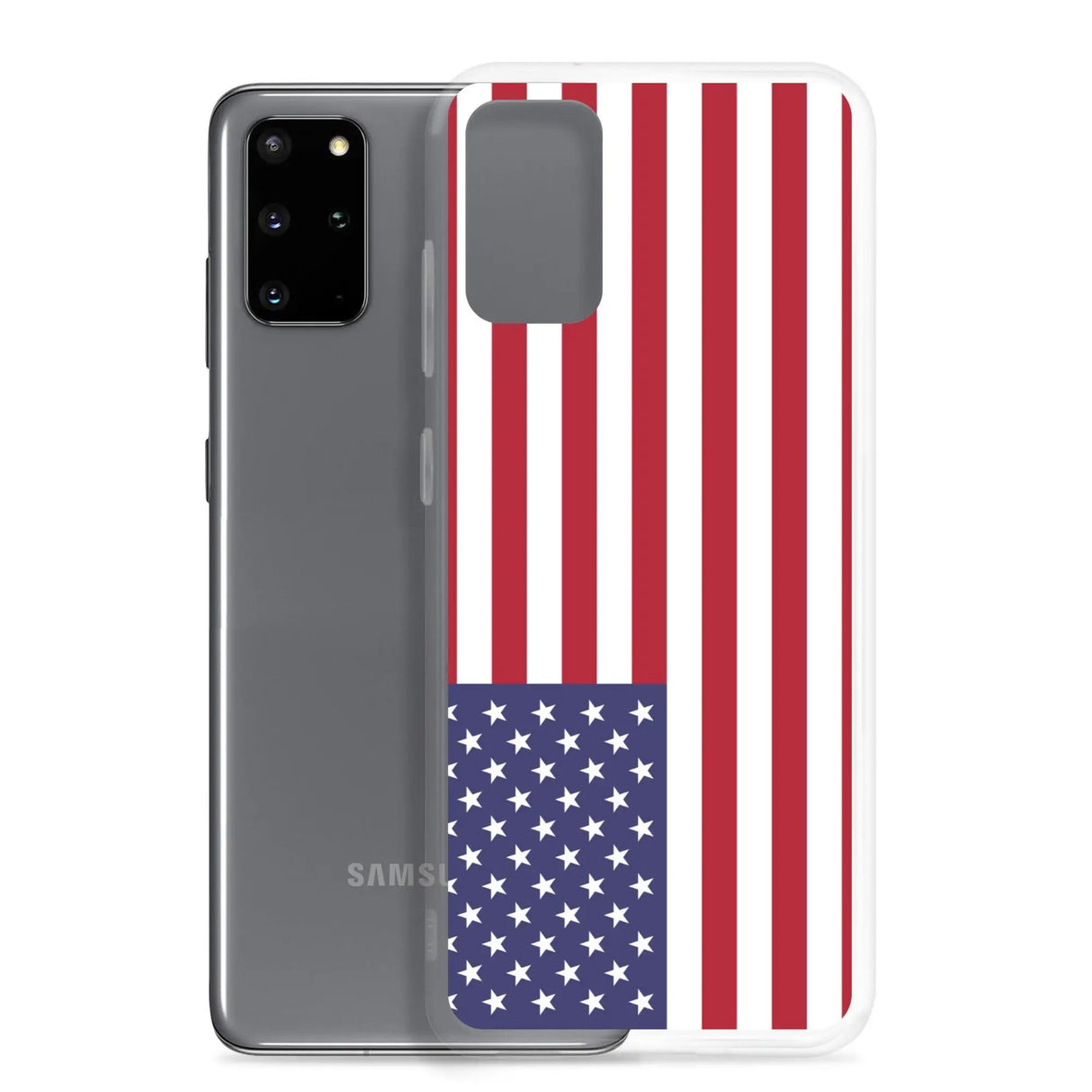 Coque samsung galaxy drapeau états-unis souple antichoc