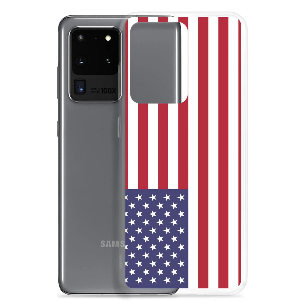 Coque samsung galaxy drapeau états-unis souple antichoc
