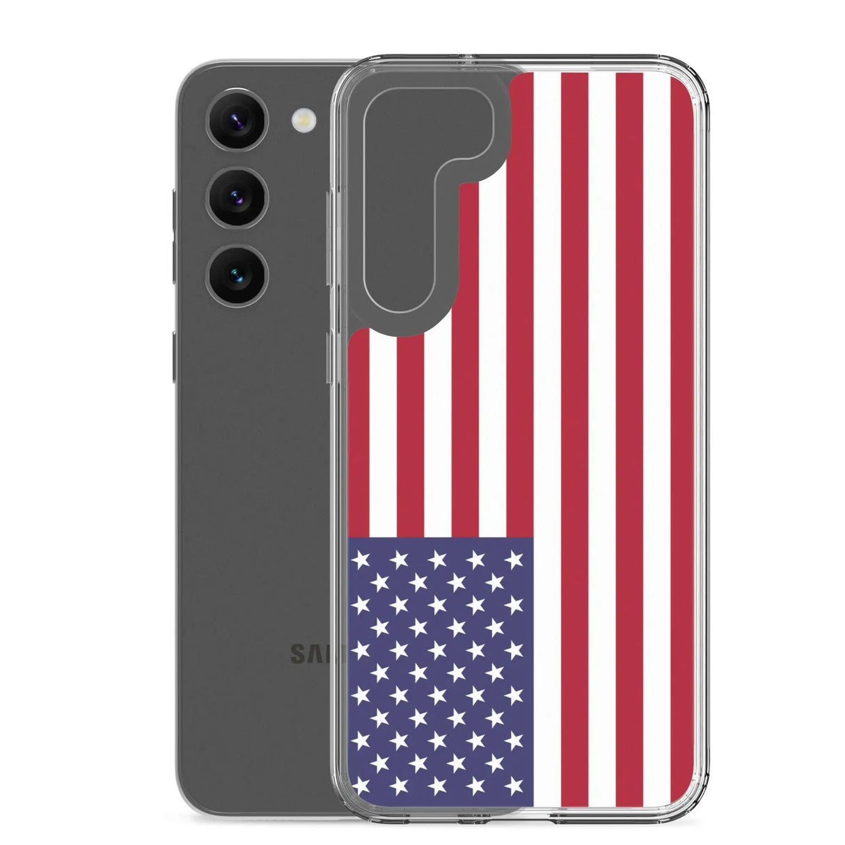 Coque samsung galaxy drapeau états-unis souple antichoc