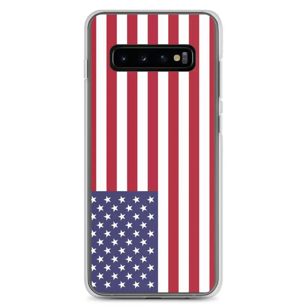 Coque samsung galaxy drapeau états-unis souple antichoc