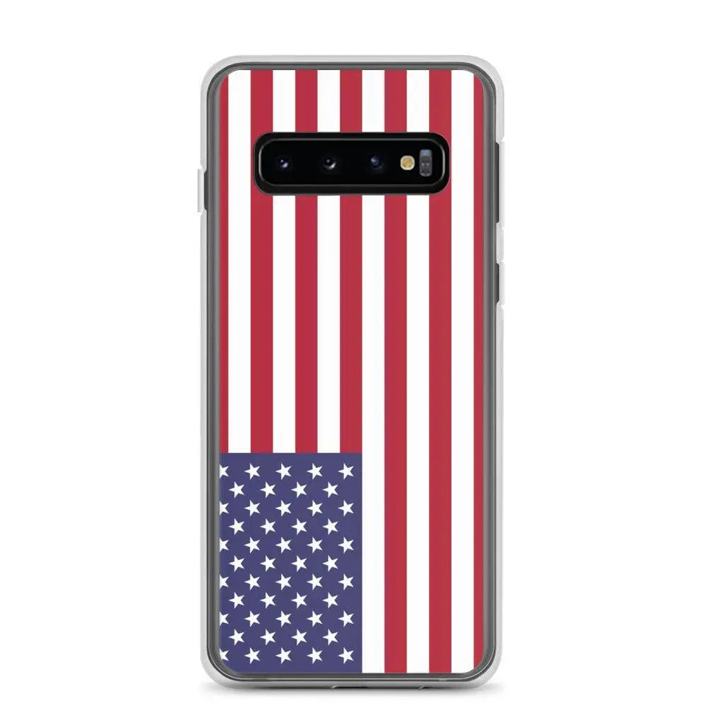 Coque samsung galaxy drapeau états-unis souple antichoc