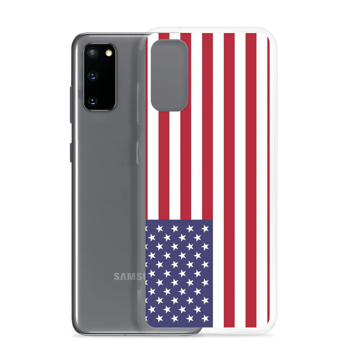 Coque samsung galaxy drapeau états-unis souple antichoc