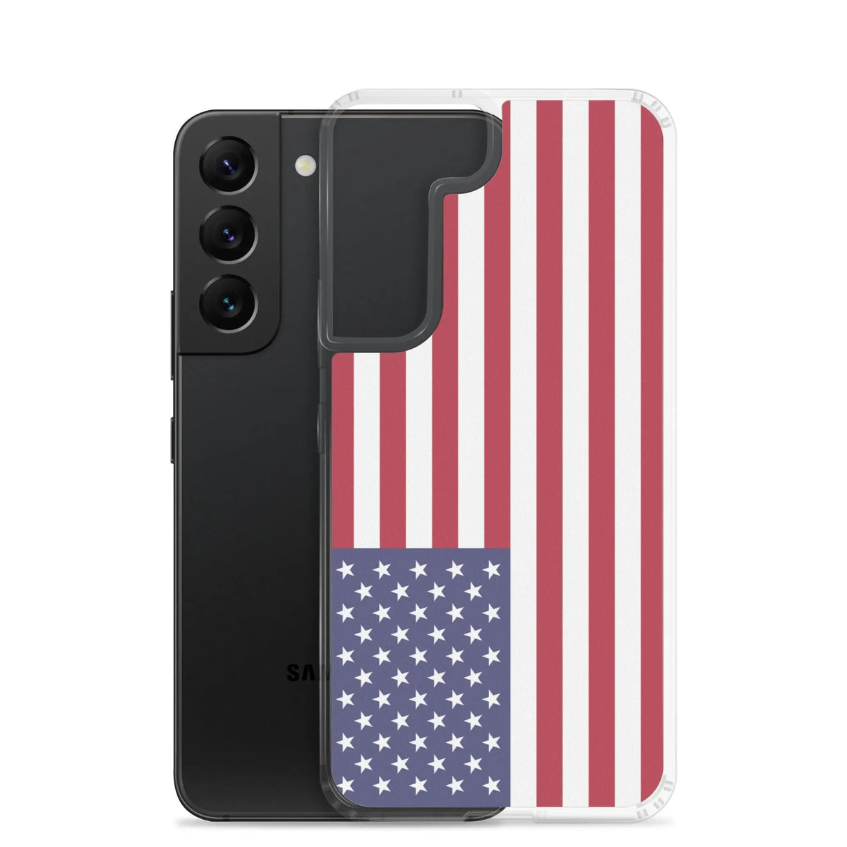 Coque samsung galaxy drapeau états-unis souple antichoc