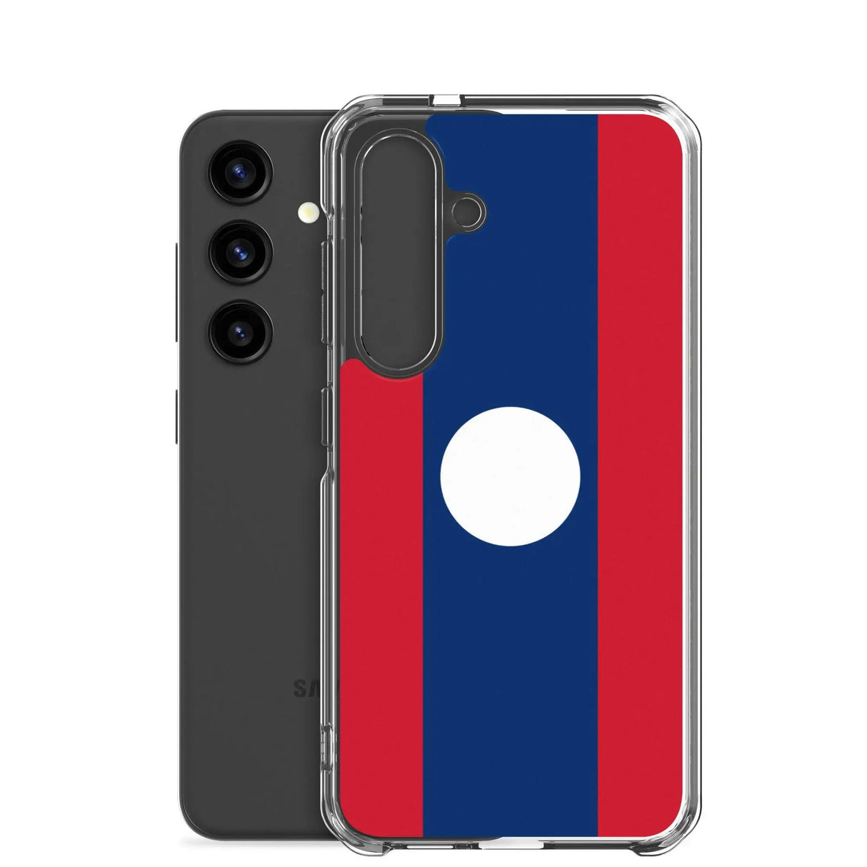 Coque samsung galaxy drapeau laos souple antichoc résistante